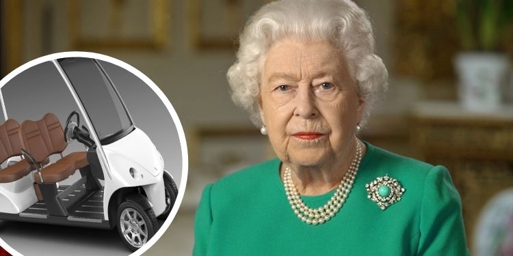 Kraliçe Elizabeth golf arabası kullanmaya başladı