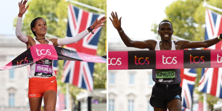 Londra Maratonu’nda zafer Kenyalı ve Etiyopyalı atletlerin